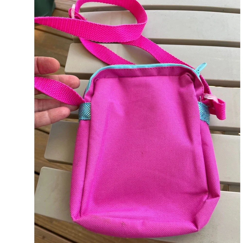 Disney Princess Dream Big Pink Crossbody Bag Kids Adjustable Strap Messenger